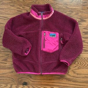 Patagonia size small pink fleece jacket